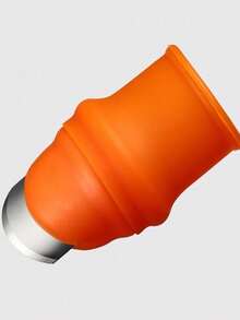 1把橙色拇指刀，配5个指套，植物修剪工具，适用于采摘花卉、蔬菜和植物修剪，也适用于花园、水果采摘和植物修剪。 - 彩色 - 查看 6