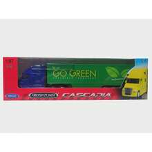 trailer escala 1:87 largo 21 cm ancho 3 cm alto 4.5 cm - azul real - Ver 3