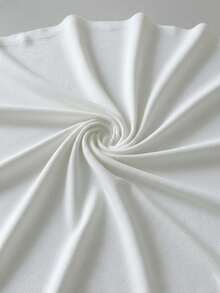 2pcs/Set Girls Toddler Polo Shirt Outfit, Minimalist Printed Collared Short Sleeve T-Shirt, Versatile Ensemble - White - View 5