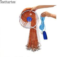 Teettartee Lưới đánh cá bằng nhôm đúc kiểu Mỹ, thích hợp cho cả đánh bắt cá nước mặn và nước ngọt. - Nhiều màu - Xem 7