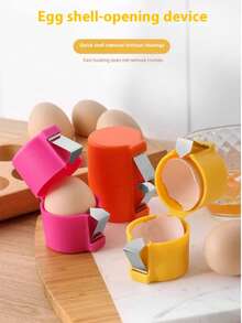 Creative Egg Cracker, Portable Quick Egg Beater, New Kitchen Gadget - Multicolor - View 13