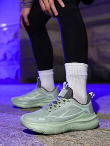 STARNOVO 男士跑步鞋 - 防水皮革鞋面，防滑，时尚百搭的健身鞋 - 綠色 - 查看 3