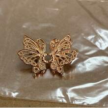 1对高品质蝴蝶腰带扣胸针，耐用时尚可拆卸裤夹，适合女性，可用于牛仔裤、裙子、裤子、包包和配饰，适合女学生和女性 - 彩色 - 查看 12