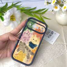 こちらのうるさいのかわいい猫をテーマにしたスマホケースは、カラフルな背景と空の目をした階段のデザインが特で、落下保護と滑りやすいり止まりめに完全なカバーLIを提供します。 17、16、15、14、13、12、11、8、7 Plus、17 Pro、17 Pro Max、17 Air、その彼の17シリーズの携帯電話、ピクセル8A、ピクセル10、および10 Proシリーズと互換性があります。 お友達、愛する人、または自分自身を分けるへの完璧な贈呈り物です。 - バーガンディ - チェックする 6