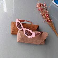 Girls' Fashion Glasses 2026 Cat-Eye With Cute Flowers Various Colors - 粉色 - 查看 2