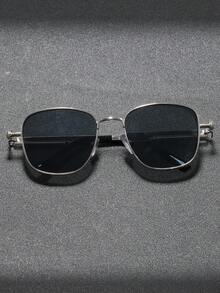 1-2pcs Men Metal Geometric Superior Quality Luxury Never Outdated Fashion Glasses For Fishing Boating Summer Holiday Gift Outdoor Casual Activities Vacation Outfits Street-Photography Accessories - Multicolor - View 2