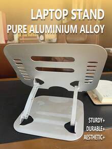 Foldable Aluminum Alloy Laptop Stand; Sturdy And Durable; Attractive Design - Multicolor - View 4