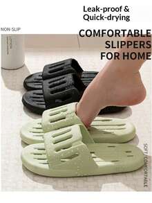 Breathable Quick-Drying Non-Slip Bathroom Slippers, Unisex Beach Sandals - Multicolor - View 12