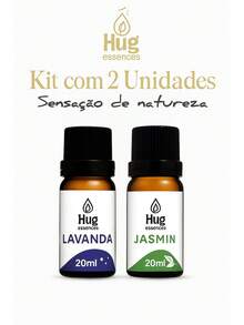 Kit Essências Aromatizantes 20ml | Para Umidificador,Difusor de Ambientes e Ar Hidrossoluveis - KIT COM 2 - Visão 1
