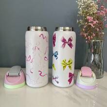 32 Oz Outdoor Sports Water Cup Water Bottle Stainless Steel Vacuumowala Insulated Cup With Lid And Straw Suitable For Water, Iced Tea Or Coffee. - Nhiều màu - Xem 1