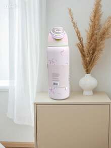 Owal-A 32盎司不锈钢保温水瓶 - 防漏运动水瓶，配备双功能吸嘴盖、翻盖吸管和宽口设计 - 保温/保冷长达24小时 - 非常适合健身、旅行和日常使用 - 彩色 - 查看 7