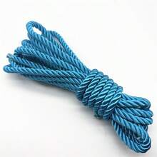 5码8毫米结实耐用的三股伞绳，聚丙烯材质，适用于家居装饰配件DIY手工家纺装饰 - Pick colors - 查看 20