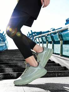 STARNOVO 男士跑步鞋 - 防水皮革鞋面，防滑，时尚百搭的健身鞋 - 綠色 - 查看 8