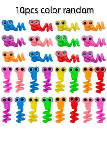 15/10/5pcs Set Soft Rubber Big Eyes Pencil Toppers - Novelty Party Favors, Classroom Rewards And Christmas Gifts (Random Colors) - Multicolor - View 8