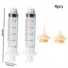 5pcs Silicone Baby Pacifiers, Designed For Newborn Animals. Suitable For Feeding, Hydration, Medication And Deworming. Durable, Easy To Clean, Reusable And Portable. Suitable For Puppies, Kittens, Rabbits And Hamsters (Pacifiers Only, No Syringe Included). - 1L - View 16