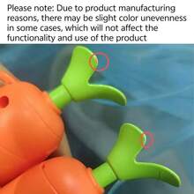 1pc Carrot-Shaped Novelty Pen With Recording Function, Unique Gift, Back To School - Multicolor - View 11