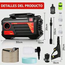 Hidrolavadoras Idrolavadorra Portatil Electricas Pistola - NegroBF - Ver 1