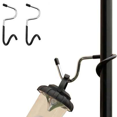 2 PCS Bird Feeder Hanger Hooks, Camping Lantern Hooks, Yard Plant Hangers, Windproof Tree Branch Hook For Wild Bird House Feeder Holder Camping Tent Pole Lamp