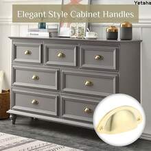 1-3-5-10-20 Stücke/Set Vintage Schubladengriffe, geeignet für verschiedene Möbel wie Schränke, Schubladen, Kleiderschränke. Mehrfarbige Optionen, um verschiedene Raumstile wie Küche, Schlafzimmer, Badezimmer zu kombinieren, um alte Möbel aufzufrischen. Wunderschöne Kupfer Schranktürgriffe mit Schrauben enthalten - Verschiedenfarbig - Übersicht 7