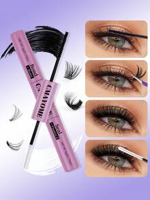 640 sợi mi giả đơn, mi giả hình lá phong uốn cong chữ D, mi giả hình mắt mèo uốn cong chữ D mới 9-16mm, mi giả dày hình lá phong mùa thu, bộ dụng cụ nối mi tự làm, tạo hiệu ứng trang điểm tự nhiên, siêu dày, thông minh, siêu mềm và nhẹ, mi giả đơn có thể tái sử dụng. - Nhiều màu - Xem 10