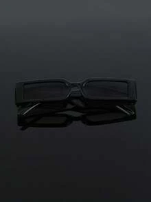 1副男士塑料长方形全框新款多色经典现代简约时尚眼镜，适合假日礼物、街头摄影、海滩派对、热带海滩度假、家庭出游，适合所有脸型。 - 彩色 - 查看 3