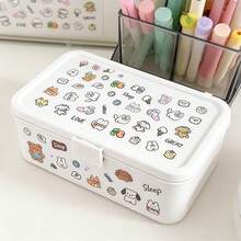 1000pcs Cute Mini Decorative Stickers, Korean Style, Suitable For Adorable Notebooks, Nail Art, Phones And More - Multicolor - View 3