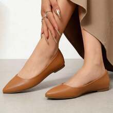lunryet Women's Chunky Closed Toe Low Block Heels Work Pumps Comfortable Dress Wedding Shoes For Party Office EPIC-1 - 駝色 - 查看 9