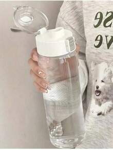 350/550/800ml Transparent Sports Water Bottle, Large Capacity Portable Water Bottle, Special For Outdoor Travel And Office Use - Multicolor - View 11
