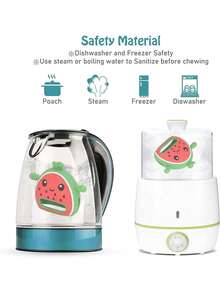 Guante Mordedor de Sandía, Desarrollo Sensorial Suave, Guante Mordedor Masticable Calmante, Silicona para bebé,40920896 - Multicolor - Ver 6