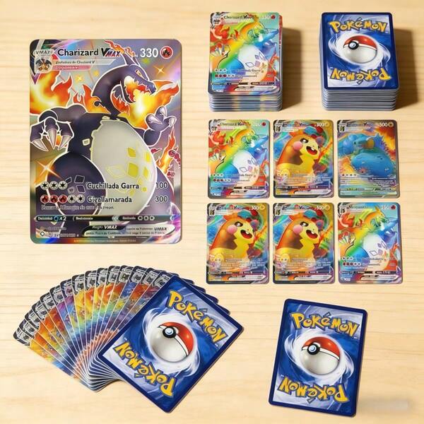 100/200/300张（随机图案）卡通人物收藏卡，怪兽稀有收藏卡，渐变肤色卡，多种选择，绝佳毕业礼物！