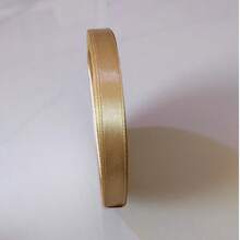 25 Yards Nastro di raso color champagne, nastro di tessuto per cucito e artigianato, per confezioni regalo, bouquet floreali, decorazioni per matrimoni e feste - Beige - Visualizzare 9