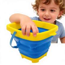 7pcs Beach Toy Sand Toy Set, Kids Sand Box Toys Include Whale, Starfish, Shell Models, Beach Tool Set, Bucket With Mesh Bag, Shovel And Rake, Suitable For Boys And Girls Over 18 Months. Small Size Suitable For Backyard Parties, Summer Trips, Beach - Multicolor - View 8