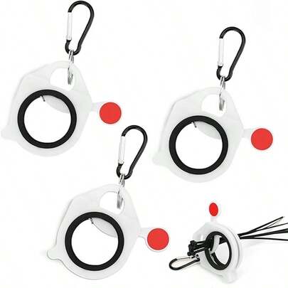 1PC/2pcs/3pcs Zip Tie Organizer Glows In The Dark - Light Plastic Cable Tie Holder For Efficient Cable Management - Reusable Zip Ties Holder For Easy And Neat Organization (Circle)