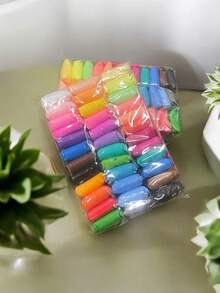 2 Packs Of 36 Colors Of Handmade Plasters, Develops The Brain, Each Pack With Tool. - Multicolor - View 5