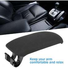 Cubierta para brazo de consola central en tela y piel, compatible con Audi A3 8P / A5 2003-2013, diseño ajustado 8P0864245P, protector de descansabrazos,40946891 - A - Ver 5