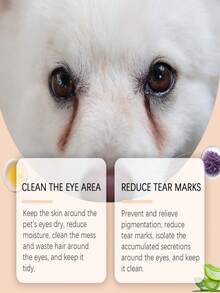 Yegbong Pet Tear Stain Remover Cream, Gentle Cleaning For Cat And Dog Tear Stains, Eye Care Cleaning Cream - Multicolor - View 5