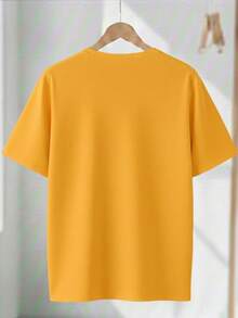 Men's Brazil T-Shirt – Team 10 Jersey, Plays Beautifully, Casual Sporty Style, Premium 100% Cotton Fabric, Immediate Shipping, PROMOTION - 黃色 - 查看 2