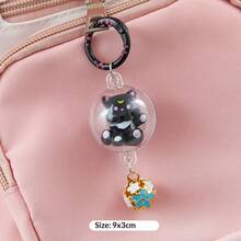可爱3D铃铛猫钥匙扣，时尚包包挂饰，少女创意小礼物，完美礼物，生日礼物，情人节礼物 - 彩色 - 查看 14