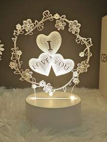 ضوء ليلي ثلاثي الأبعاد بتصميم فيل ملاك يعمل بالطاقة من منفذ USB - تصميم حيواني إبداعي، مناسب لديكور المنزل، رائع للغرفة المعيشية والنوم، هدية مثالية لعيد الميلاد أو المناسبات - لون دافئ - مشاهدة 8