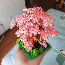 2000+片樱花屋/彩虹屋DIY创意积木微粒拼装玩具套装，室内家居装饰，桌面摆件，生日/万圣节/圣诞节礼物 - 彩色 - 查看 4