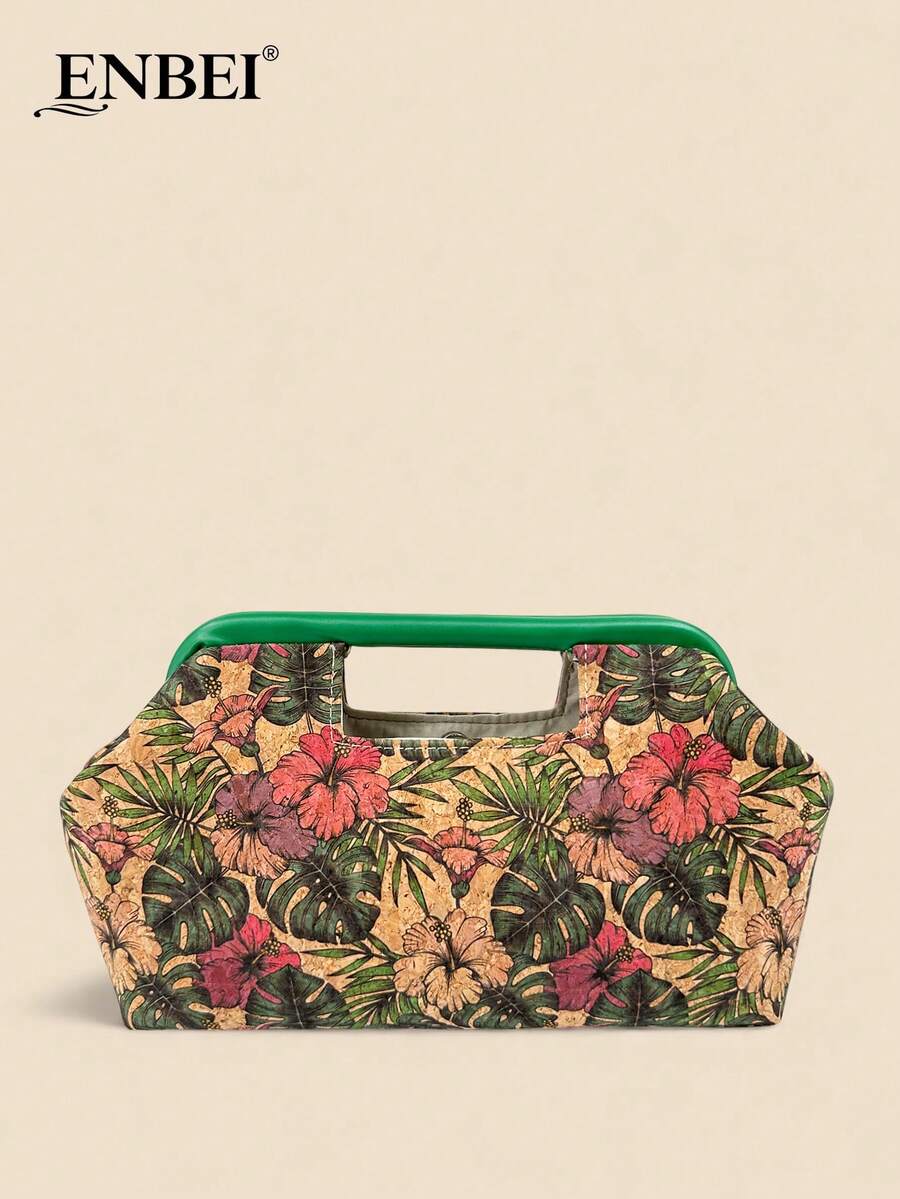ENBEI elegante gewebte Regenbogen-gestreifte Clutch - Kosmetiktasche, Regenbogen-gestreifte Handtasche, neue Mode Damentasche, Muscheltasche, minimalistisch und vielseitig, elegante und modische Abendtasche, geeignet für verschiedene Anlässe wie Partys, Galas, Hochzeiten, Dates und Einkaufen. Ein perfektes Geschenk zum Muttertag, zu Feiertagen oder Weihnachten.