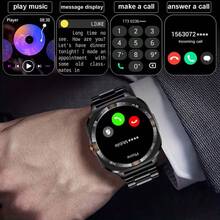 SENBONO 2026 新款 1.46 英寸 GPS 智能手表，支持无线通话同步、短信提醒、GPS L1+L5 双频定位、指南针、海拔高度、气压显示、3D 动态表盘、800mAh 大容量电池，内置 100 多种运动模式，适用于 iOS 和安卓手机，男女户外运动爱好者均可佩戴。 - 黑色 - 查看 6