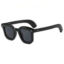 1副男女通用方形镜框波西米亚铆钉时尚简约休闲眼镜 - 彩色 - 查看 5