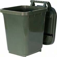 Kerbside Compost Caddy With Locking Lid - - Food Waste Recycling 23 Litre - 23L Plastic Composting Kerbside Bin With Composting Guide - Green - View 6