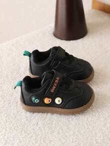 1双新款秋冬婴儿鞋、幼儿鞋、儿童鞋、女童运动鞋、防滑小童鞋 - 黑色 - 查看 6