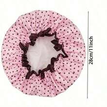 1pc Shower Cap, Women's Reusable Waterproof Elastic Shower Cap, Suitable For Long Hair Home Bathroom Decor Fall Decor Back To School - Nhiều màu - Xem 3