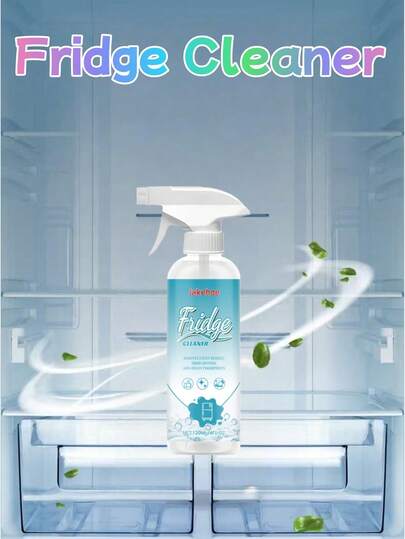 jakehoe 冰箱清洁剂和除臭剂 - 适用于食品接触表面，适用于冰箱内部所有表面，从塑料抽屉到玻璃搁板，温和不伤表面