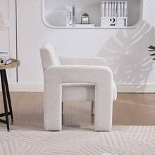 Living Room Chairs - Beige + Chenille - View 7