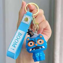 KPOP Witch Hunting Girl Group Keychain Derpy Tiger Pendant Anime Peripheral - Multicolor - View 6