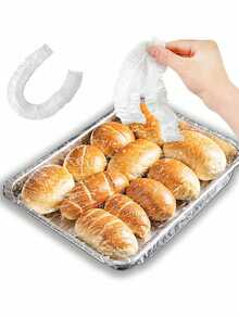 50/10pcs Cake Tray Dust Cover (A+B Length Should Be Less Than 70cm/27.6in), Party Food Cover, Bakery Cake Room Accessories, Kitchen Food Preservation Tools, Fruit And Vegetable Bread Food Cover - Multicolor - View 5